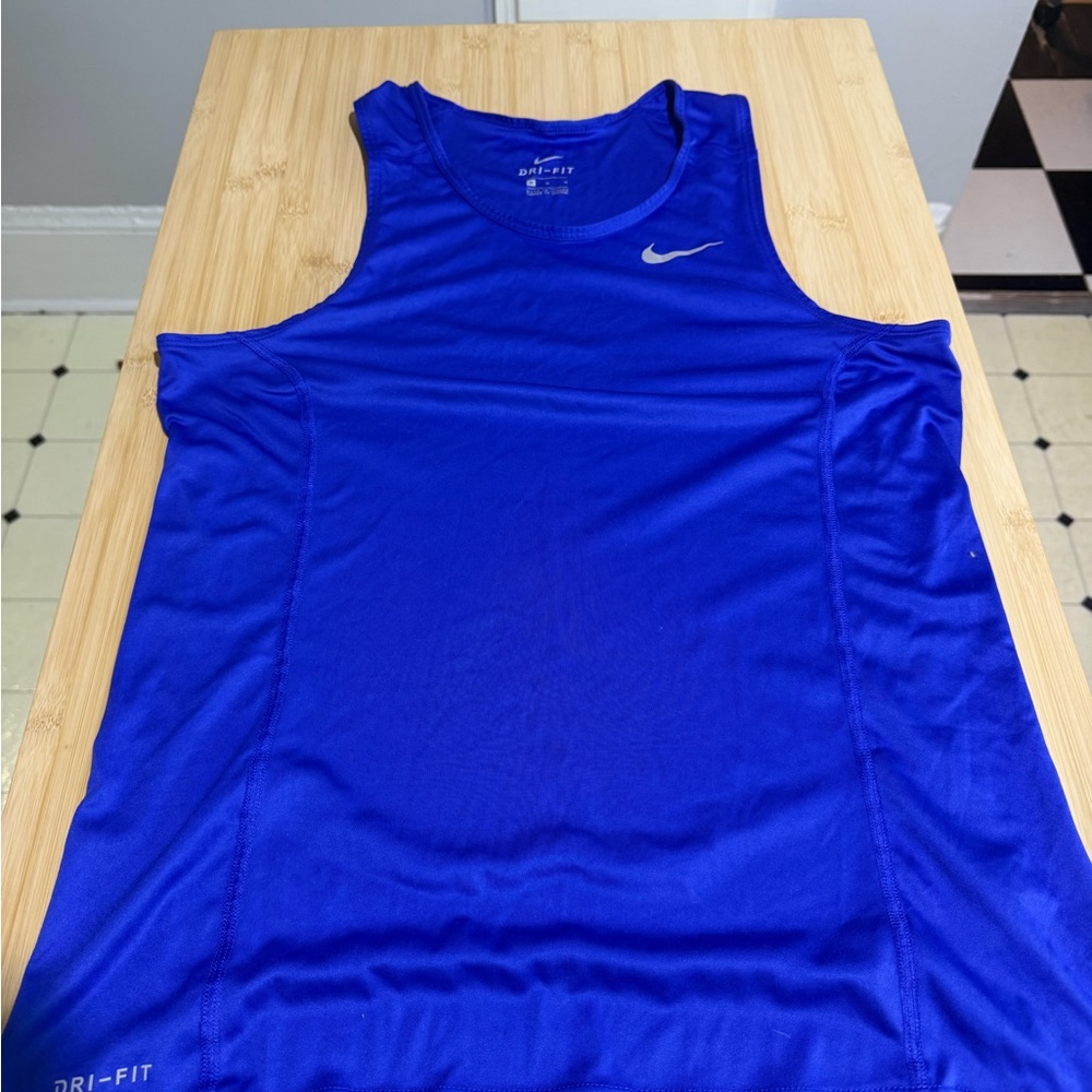 Nike Royal Blue Dri-FIT Performance Tank Medium
